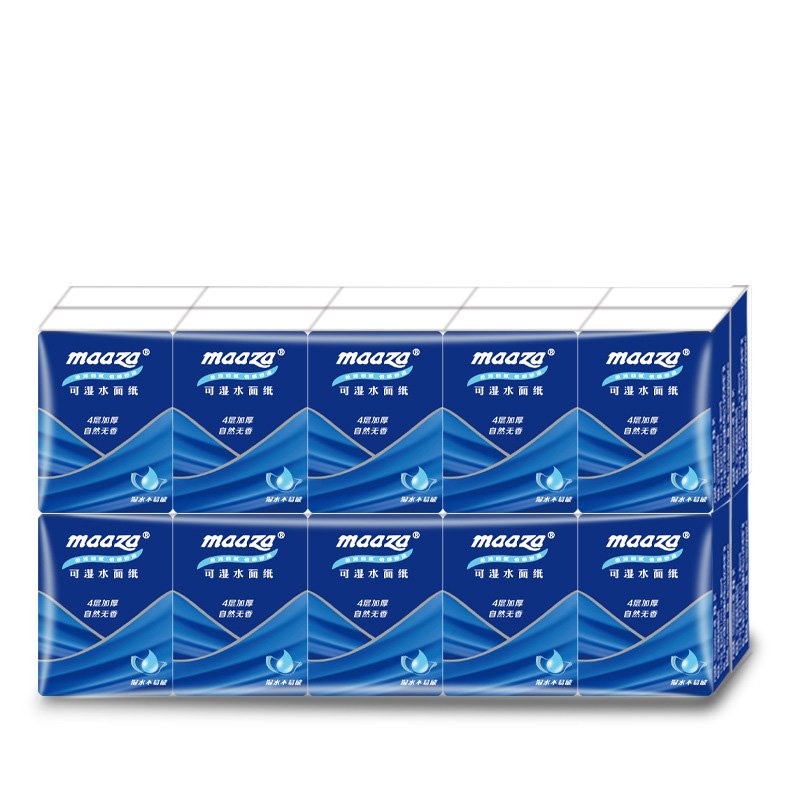 Daily Use Soft Premium Skin-Friendly Cleaner Face Disposable Mini Pocket Tissue Paper Handkerchief