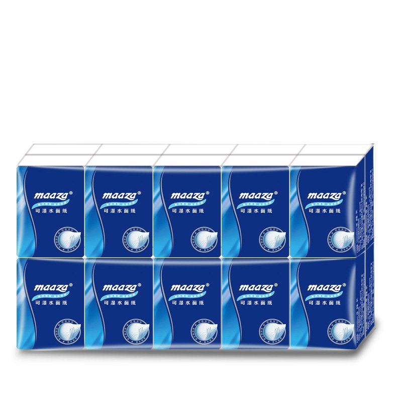 Daily Use Soft Premium Skin-Friendly Cleaner Face Disposable Mini Pocket Tissue Paper Handkerchief