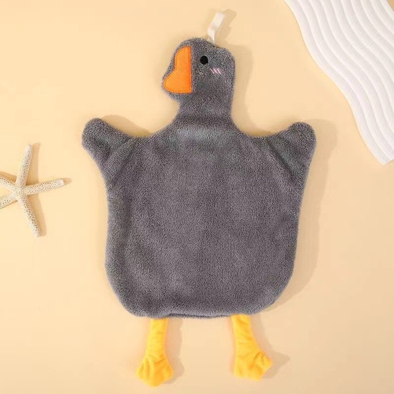 Big goose handkerchief hanging cute children's cartoon absorbent cute handkerchief drool towel