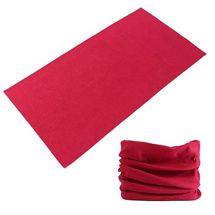 EVENTS Factory Cheap Solid Colors Cotton Bandana Plain Bandana Handkerchiefs Multifunction Headbands