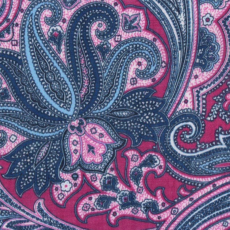 Dacheng Wholesale Paisley Printed Mens Linen Pocket Square Design Your Own Handkerchief