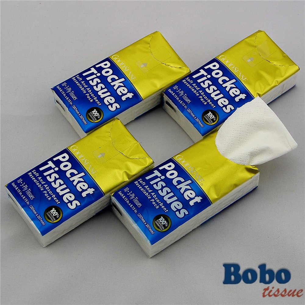 Biodegradable pocket tissue Ultra soft pocket tissue Handkerchief paper Pocket size tissues