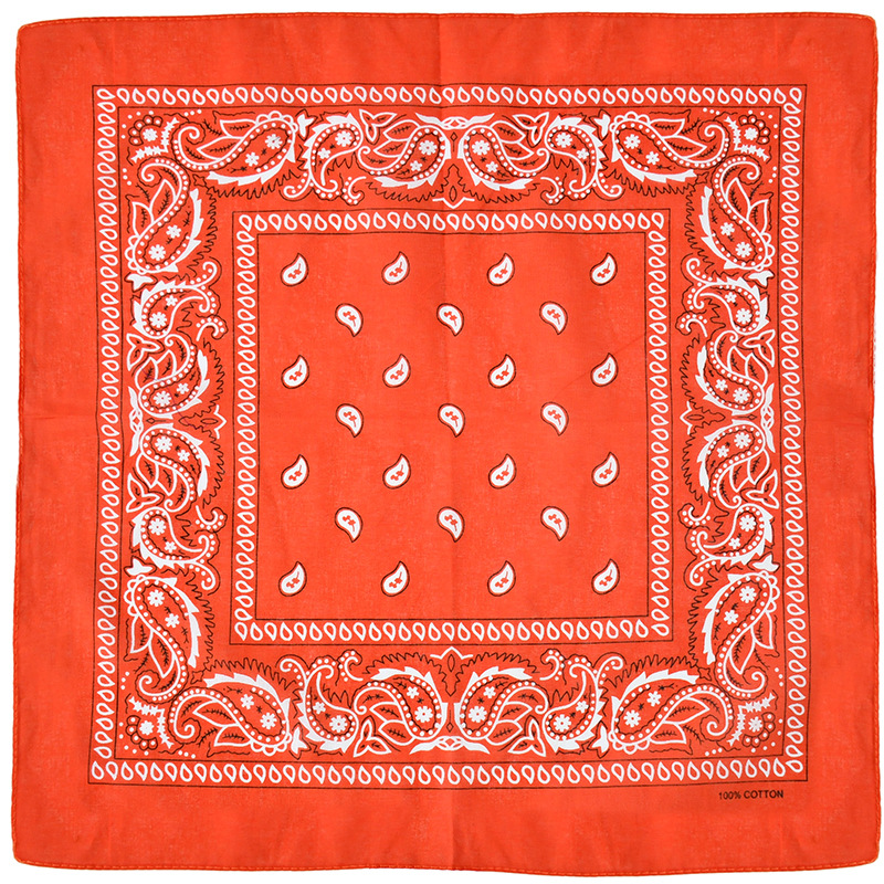 Organic Cotton Handkerchief Square Neck Scarf Bandana