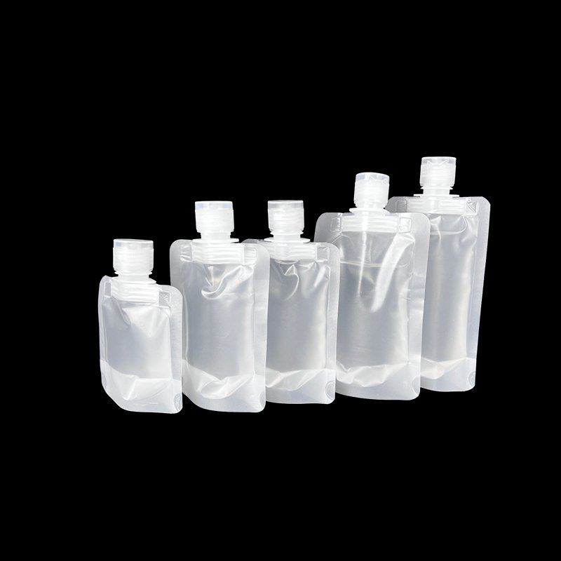 Custom 30ml Refillable Cosmetic Shampoo Tube Bbcream Face Cream Skin Care Conditioner Sample Packaging Squeeze Spout Pouch Bag