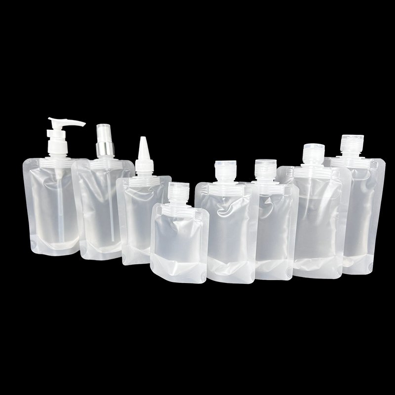 Custom 30ml Refillable Cosmetic Shampoo Tube Bbcream Face Cream Skin Care Conditioner Sample Packaging Squeeze Spout Pouch Bag