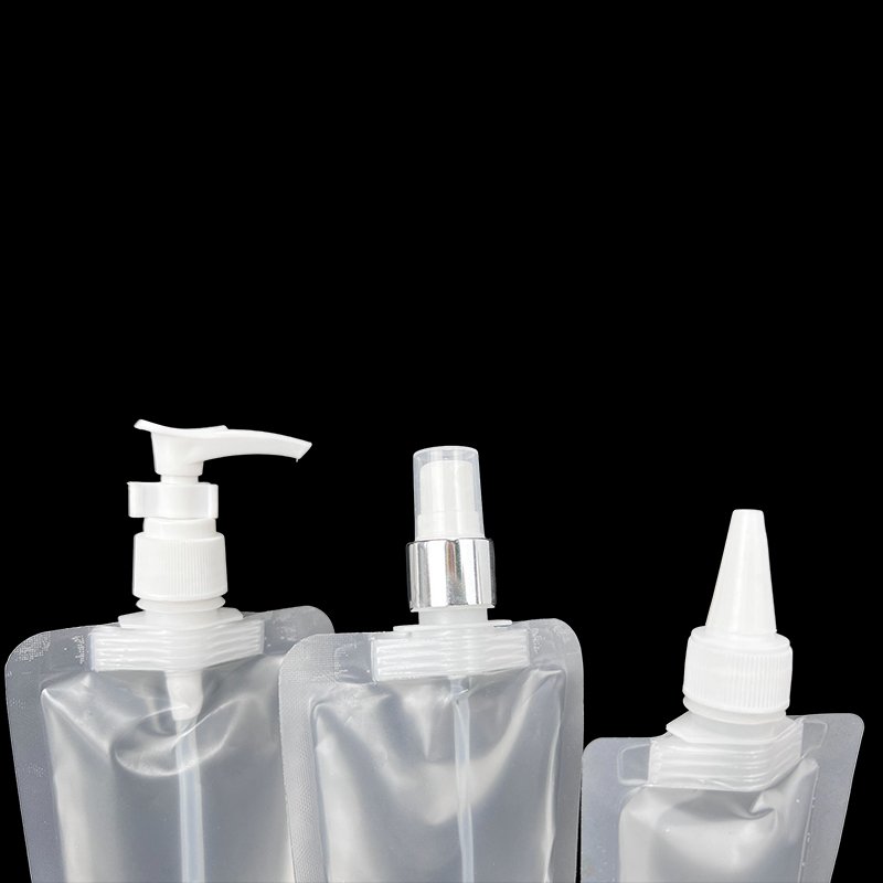 Custom 30ml Refillable Cosmetic Shampoo Tube Bbcream Face Cream Skin Care Conditioner Sample Packaging Squeeze Spout Pouch Bag