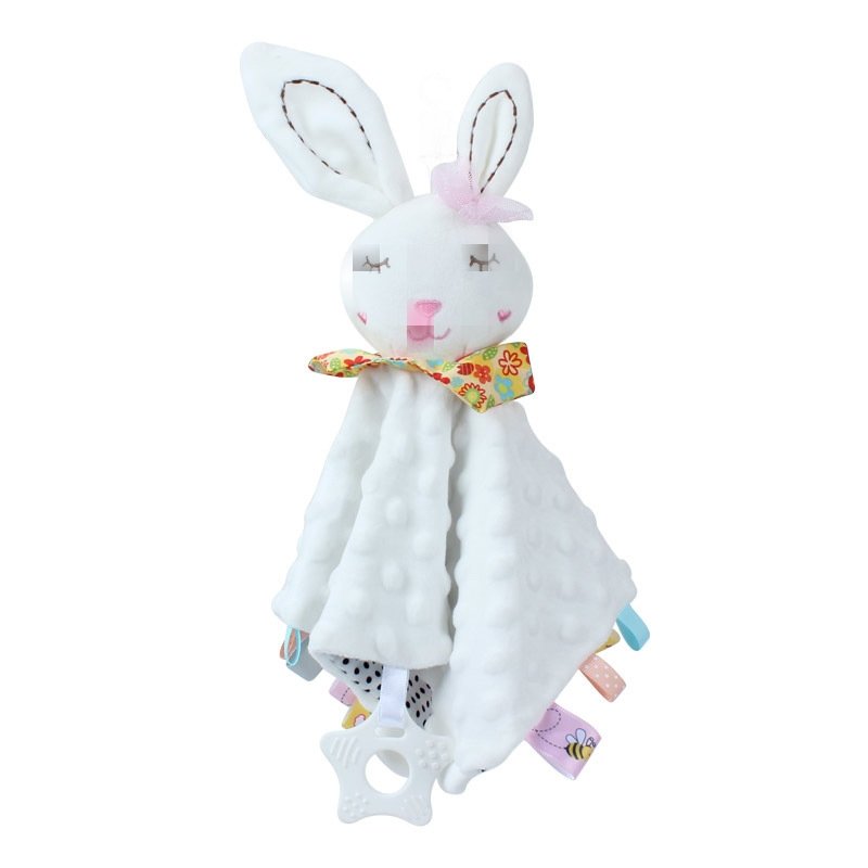 All Seasons High Quality Newborn Slobber Baby Animal Towel Cotton Saliva+ Infant Silicon Toys Household Hand Towel