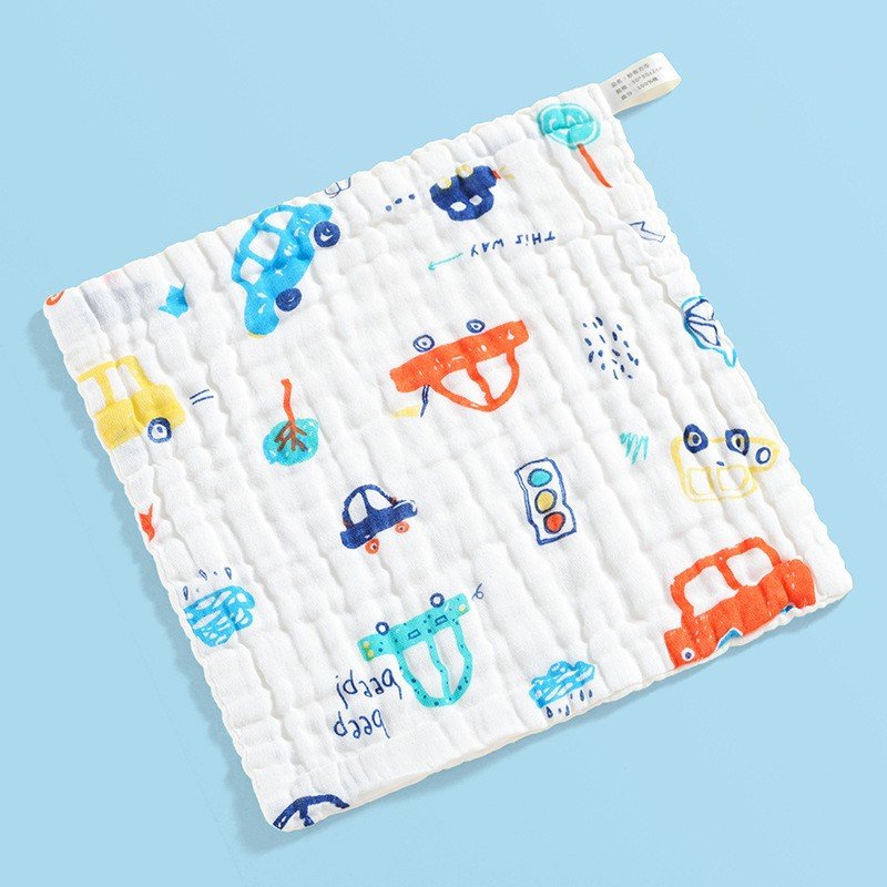 Baby Cloth 6 layer 30*30cm Natural Muslin Cotton Baby Soft Newborn Baby Face Towel Muslin Burp Muslin