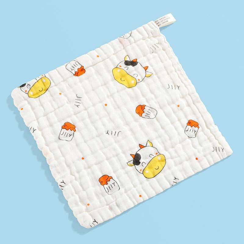Baby Cloth 6 layer 30*30cm Natural Muslin Cotton Baby Soft Newborn Baby Face Towel Muslin Burp Muslin