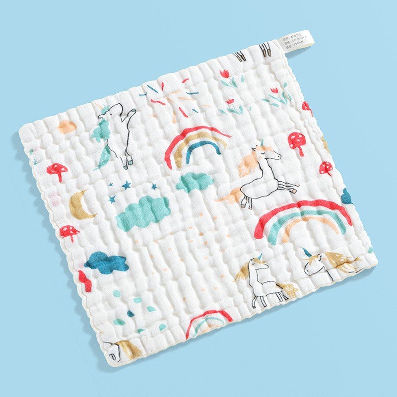 Baby Cloth 6 layer 30*30cm Natural Muslin Cotton Baby Soft Newborn Baby Face Towel Muslin Burp Muslin
