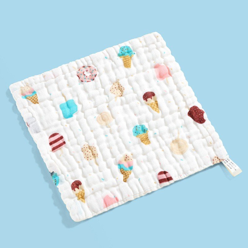 Baby Cloth 6 layer 30*30cm Natural Muslin Cotton Baby Soft Newborn Baby Face Towel Muslin Burp Muslin