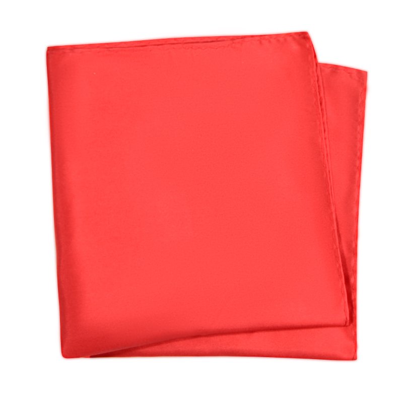 2024 Hot Selling Screen Printing OEM/ODM Handkerchief Quality Assurance Pure Silk Solid Color Pocket Square For Men