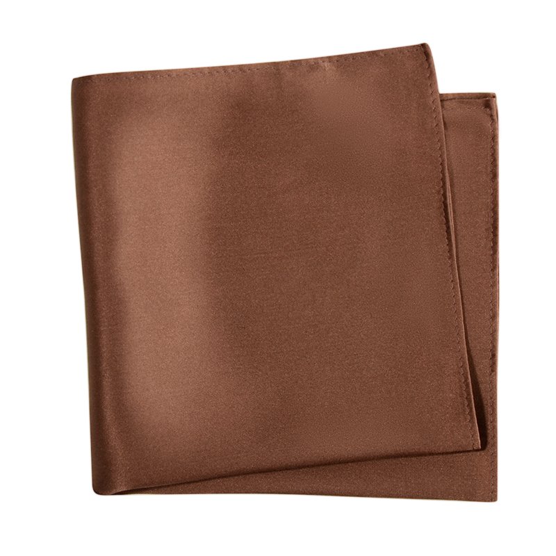 2024 Hot Selling Screen Printing OEM/ODM Handkerchief Quality Assurance Pure Silk Solid Color Pocket Square For Men