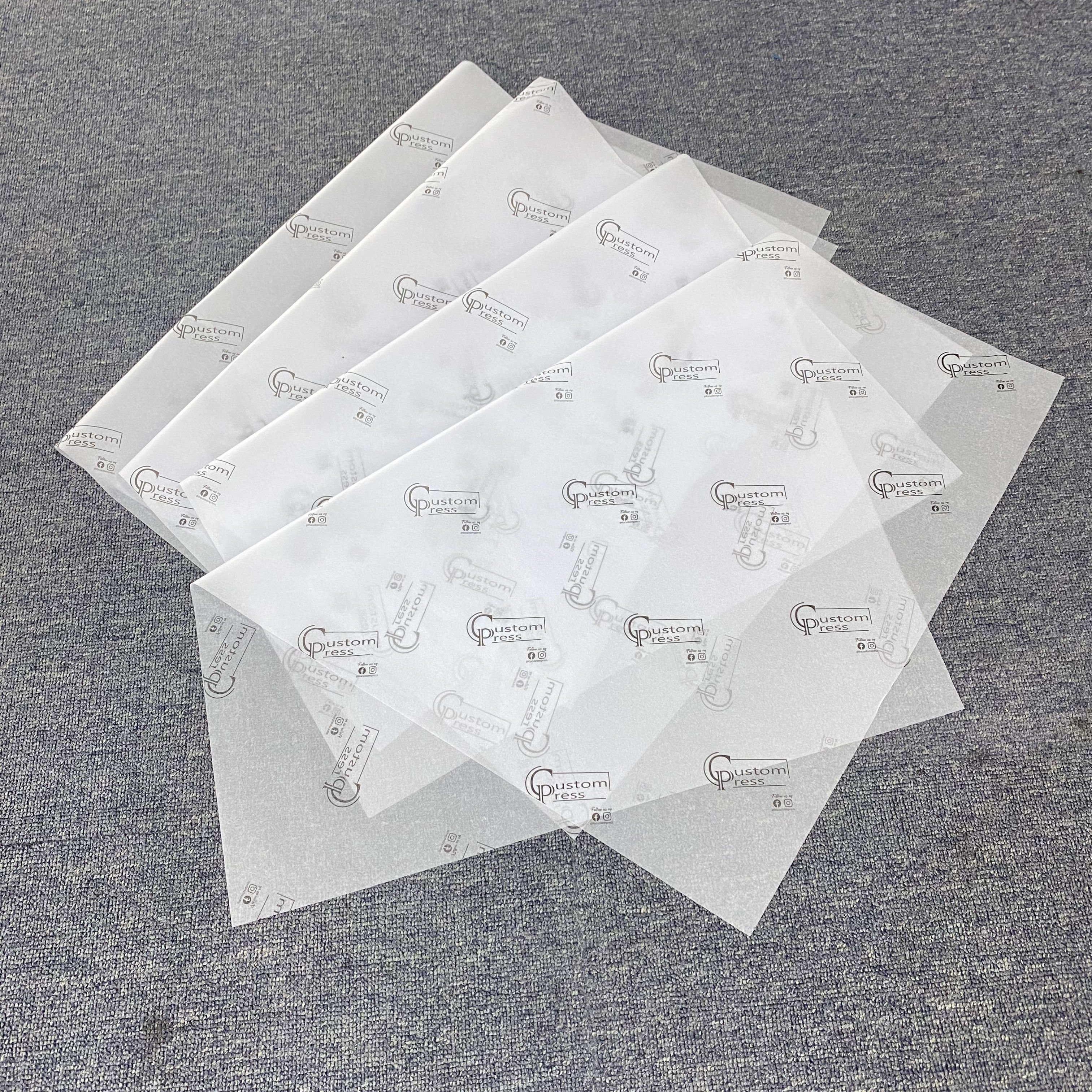 Custom Burger Kraft Grease Proof Reusable Parchment Baking Butter Sandwich Packaging Wrap Wrapping Food Safe Wax Paper