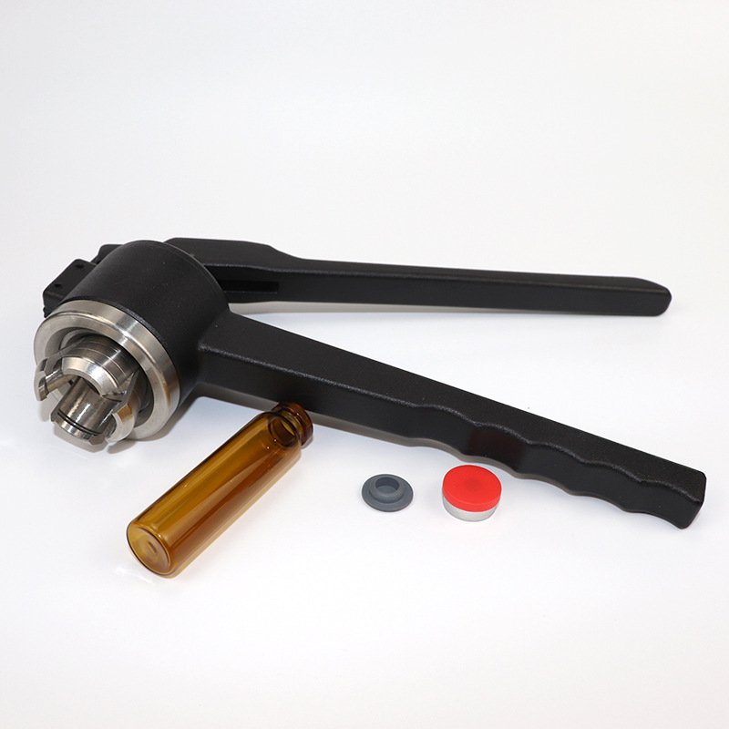 Vial manual capper stainless steel oral liquid infusion bottle sealing machine 13mm 20mm clamping pliers