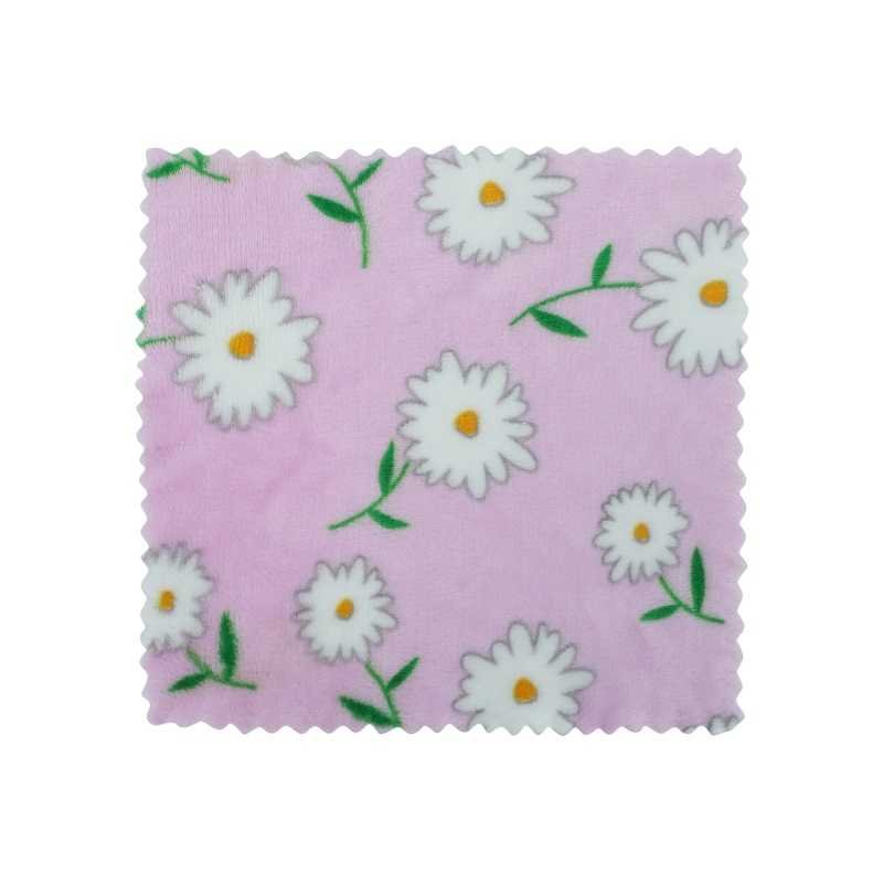 Multi functional small handkerchief home use towel Custom Printed flannel durable kitchen dishcloths