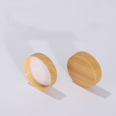 FTS Manufacturer Round Body Face Cream Jar White Glass Pet Cosmetic Cream Jar
