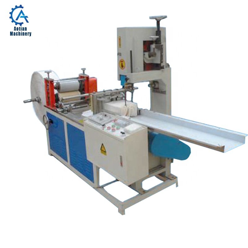Automatic Embossing Folding Tissue Serviette Paper Machine Napkin Paper Making Machine
