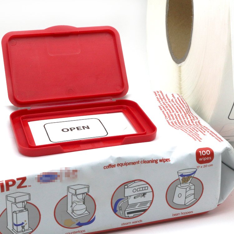 Manufacturer Custom Labels Supplier Printing Waterproof Sticker For Sealing On Plastic Packaging Bags of Wet Wipes label