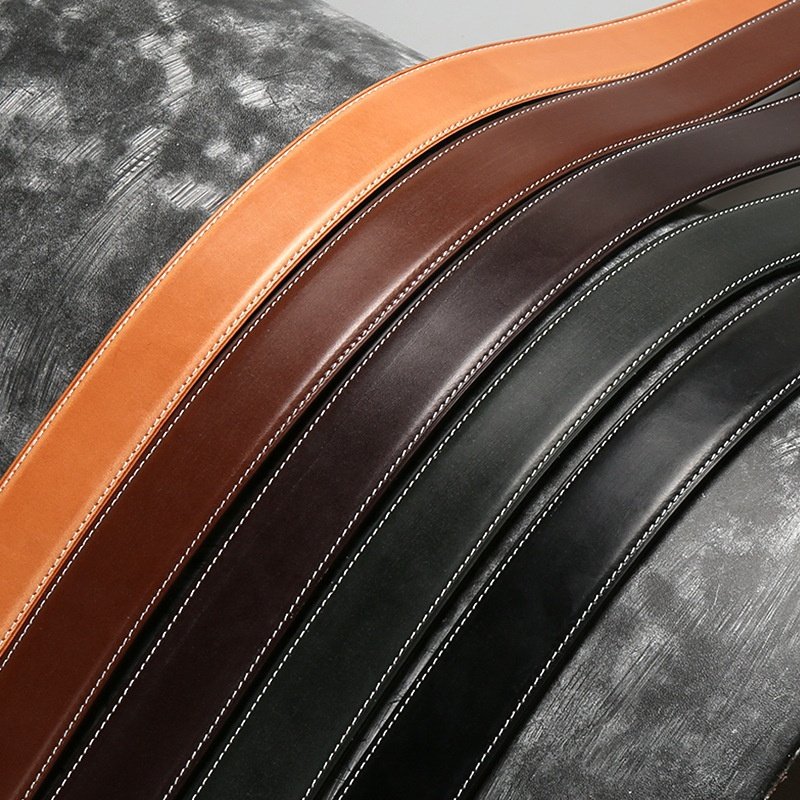 Factory Wholesale Price Your Brand Men Genuine Leather Belt Reversible Buckle Doublesided Belt Custom Design Men Belt