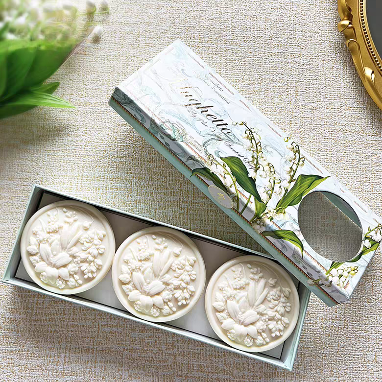custom eco-friendly handmade soap box gift box packaging with window