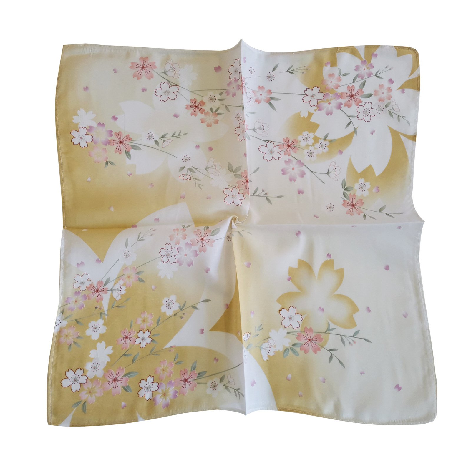 HZO-24123 Trendy style cheap floral flower printed design bandana cotton women handkerchief