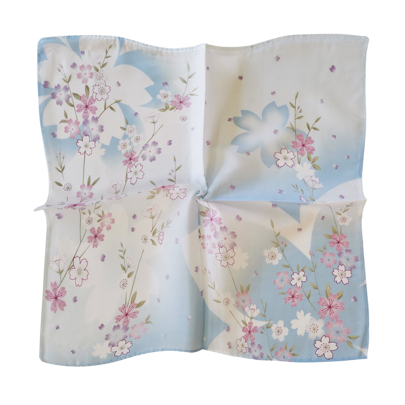 HZO-24123 Trendy style cheap floral flower printed design bandana cotton women handkerchief