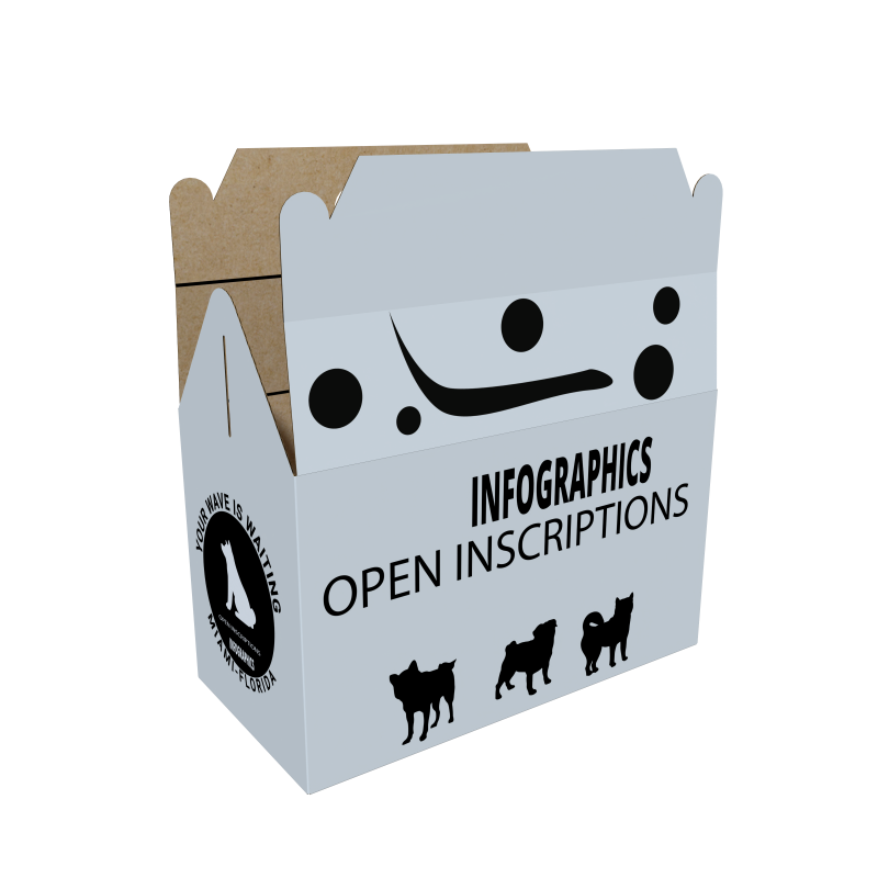 Animal Transport Soy Ink Box Pet Carrier Cardboard Box Pets Carrier Carton Corrugated Durable Rigid Paper Box