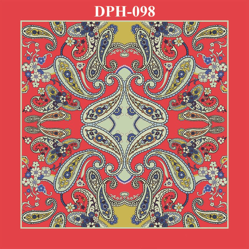 Popular Design Pocket Square For Men Women Paisley Floral Chest Towel Hanky Wedding Suits Handkerchief Hankies Mens Pocket Towel