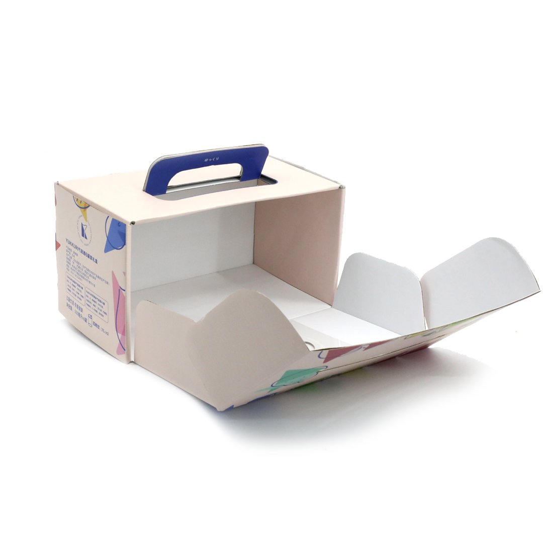 Wholesales Kraft color Box For Packing Boxes Fancy Packaging Mailer Box with Handle