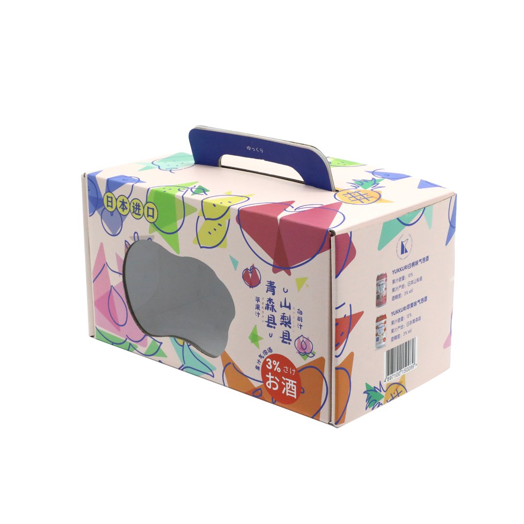 Wholesales Kraft color Box For Packing Boxes Fancy Packaging Mailer Box with Handle