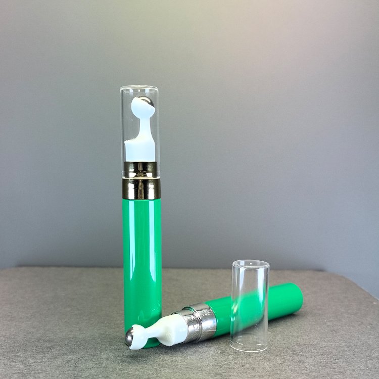 Custom 20g 15ml Plastic Body Care Roller Bottle Jar Plastic Eye Cream Airless Pump Lotion Bottle For Cosmetic Packaging