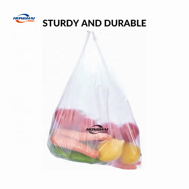 T-Shirt Bag Plastic Shopping Bags Wholesale Customized Take-out Supermarket Vest bag