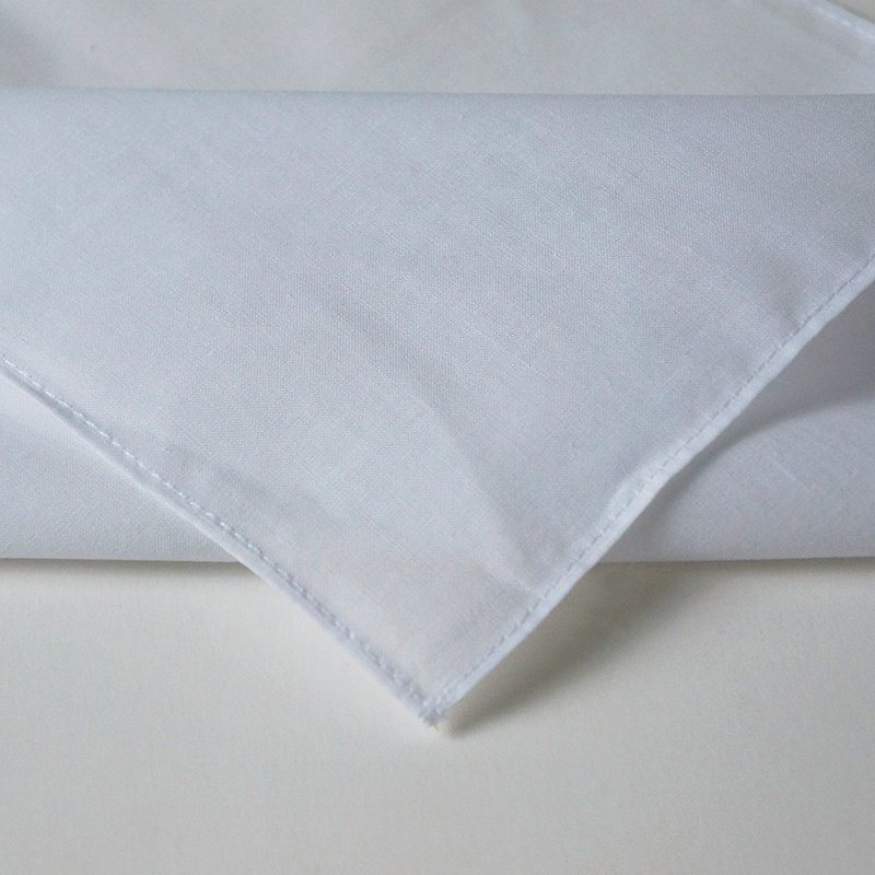 FUBU 100% Cotton Fabric Wholesale White Soft Breathable Pocket Custom Printing Design Logo wedding favor Handkerchiefs