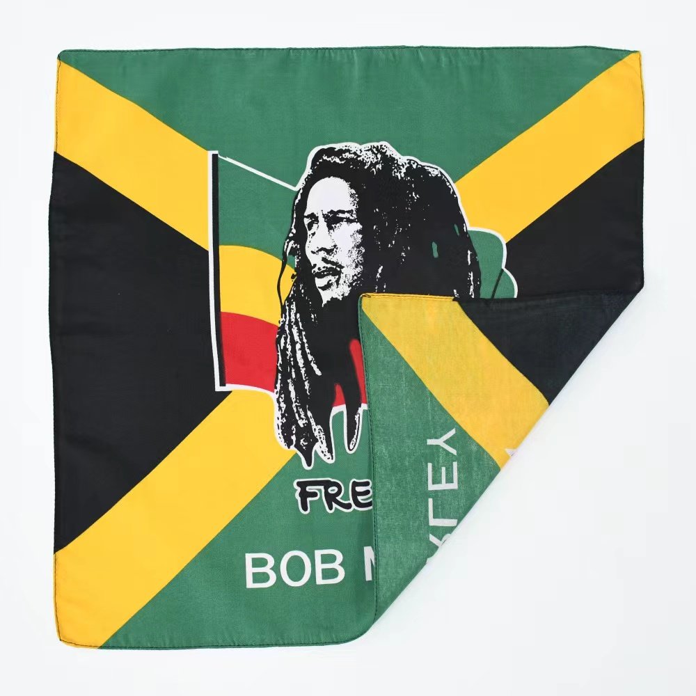 Wholesale Custom All Country Flag Bandana Headband Apparel Men Clothing Cowboy Handkerchiefs For Women Cotton Head Scarf