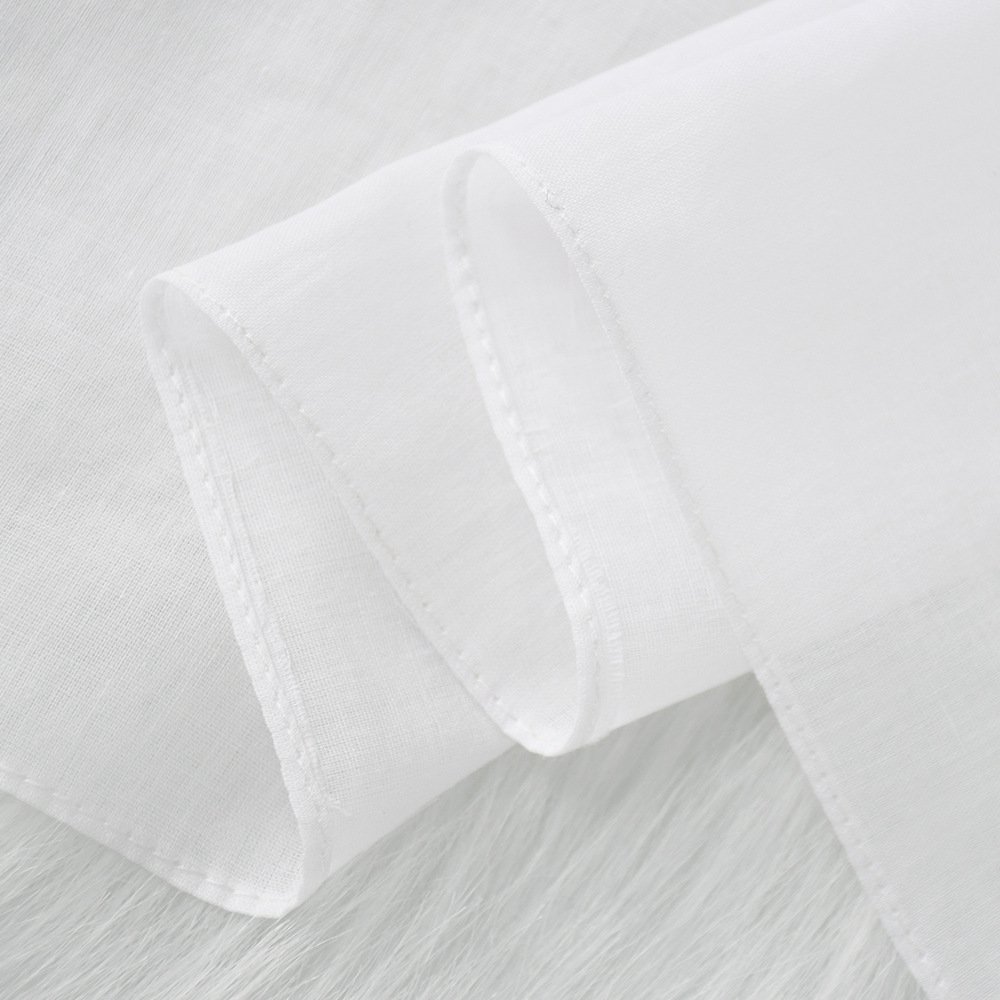 Multi size 100% cotton handkerchief lockrand pure cotton plain white bandana for DIY drawing handwokd graffiti tie-dye printing