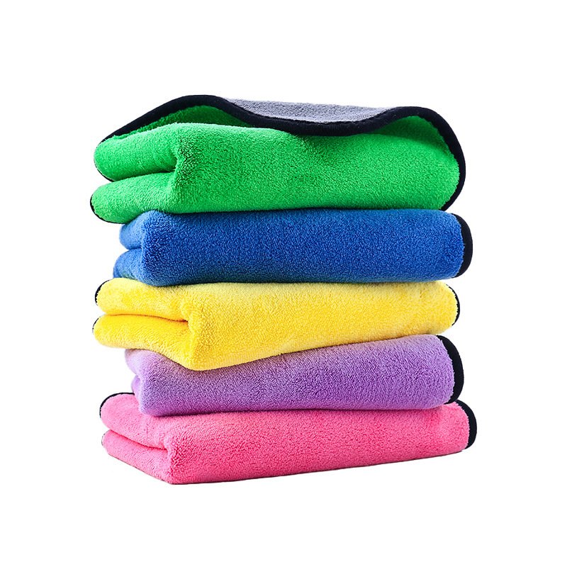 Small Square Kitchen Rag Oil-Free Dishwashing Towel Absorbent Lint-Free Handkerchief Pure Wood Fiber Made of Cotton