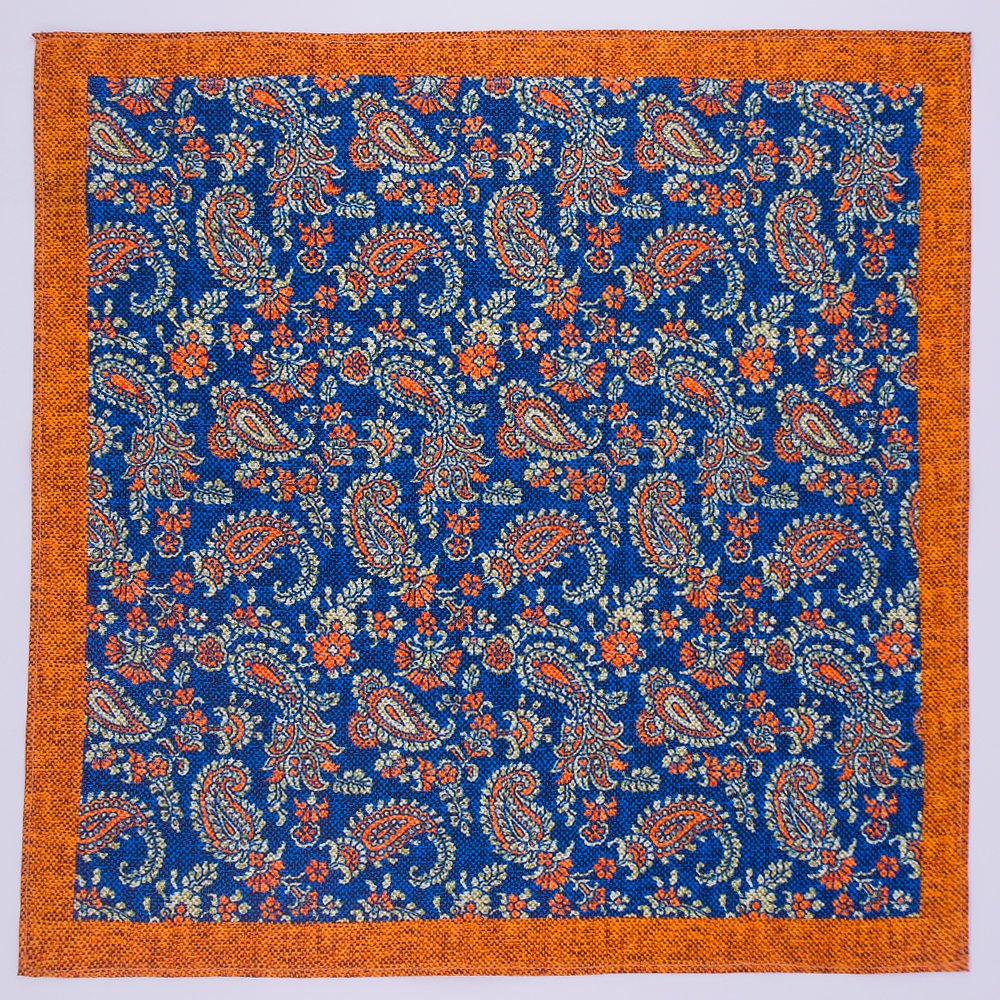 2024 Hot Selling Wholesale OEM Service Handkerchief High Quality Low Price Screen Printing Pure Silk Pocket Squares For Men