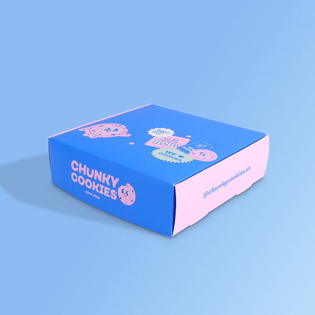 Shipping Boxes Custom Logo Printing Corrugated Cookie Doduts Shipping Boxes Pink Color Mailer Packaging Mailing Box