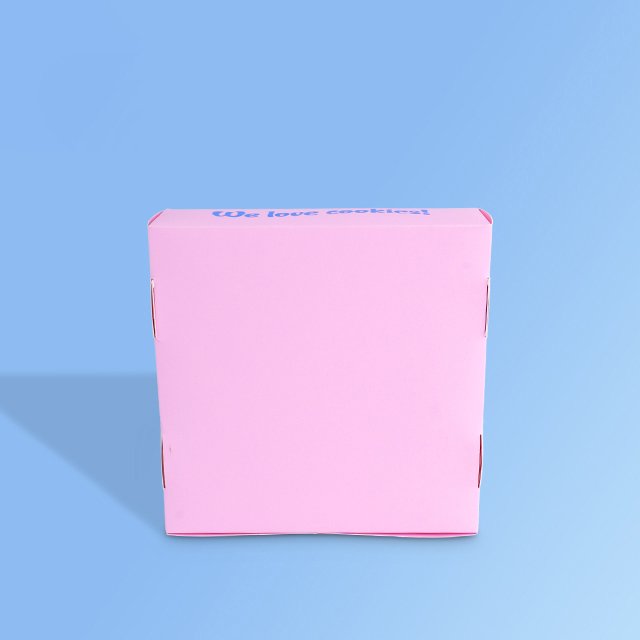 Shipping Boxes Custom Logo Printing Corrugated Cookie Doduts Shipping Boxes Pink Color Mailer Packaging Mailing Box