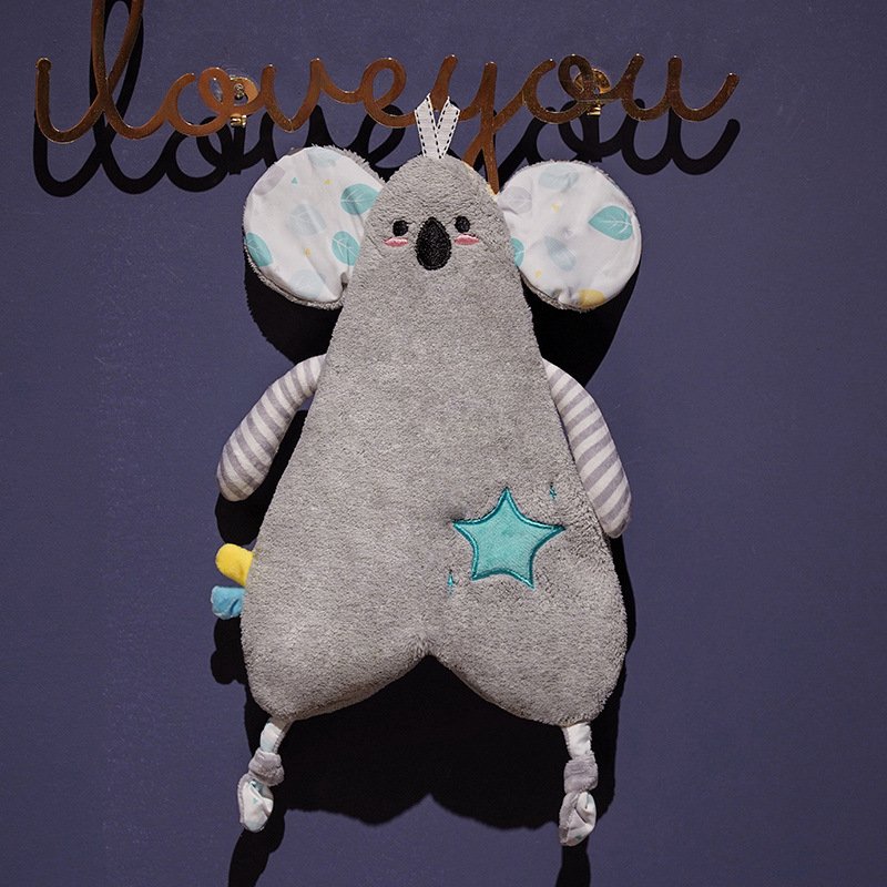 soft toys Big eyed monster hand towel plush baby stuff sensorial baby toys Cartoon Animals Bath Towel