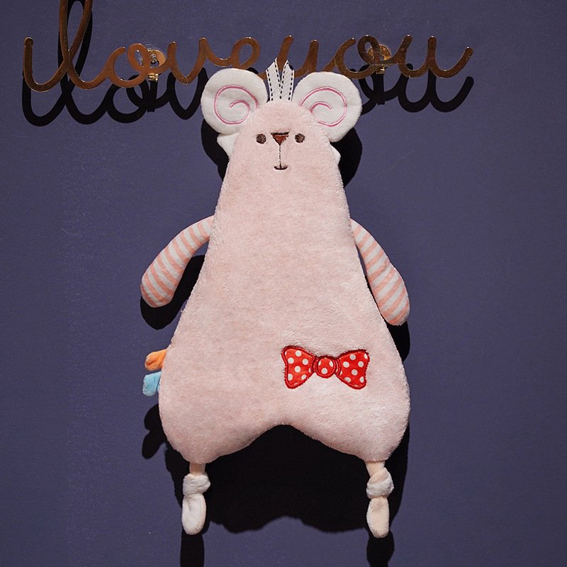 soft toys Big eyed monster hand towel plush baby stuff sensorial baby toys Cartoon Animals Bath Towel