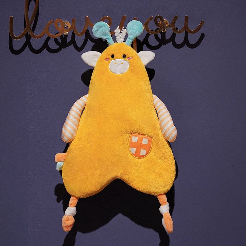 soft toys Big eyed monster hand towel plush baby stuff sensorial baby toys Cartoon Animals Bath Towel