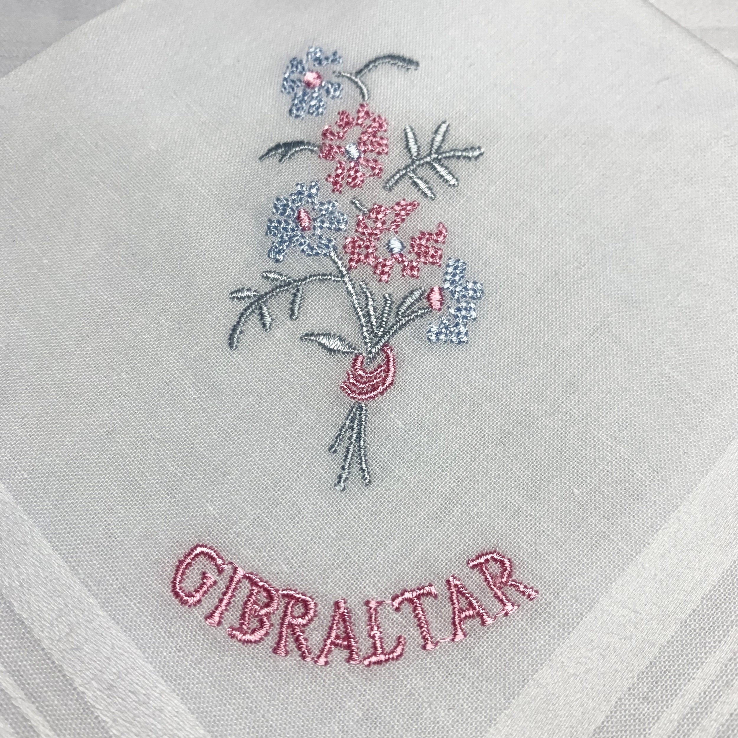 Lady's flower embroidered hand embroidery handkerchief dozens handkerchief for bride set embroidered cotton handkerchiefs