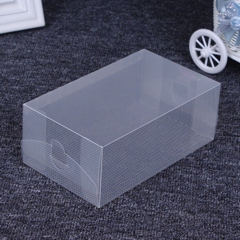 Rectangular transparent PP tool storage empty box stationery mobile phone parts hardware organizer box
