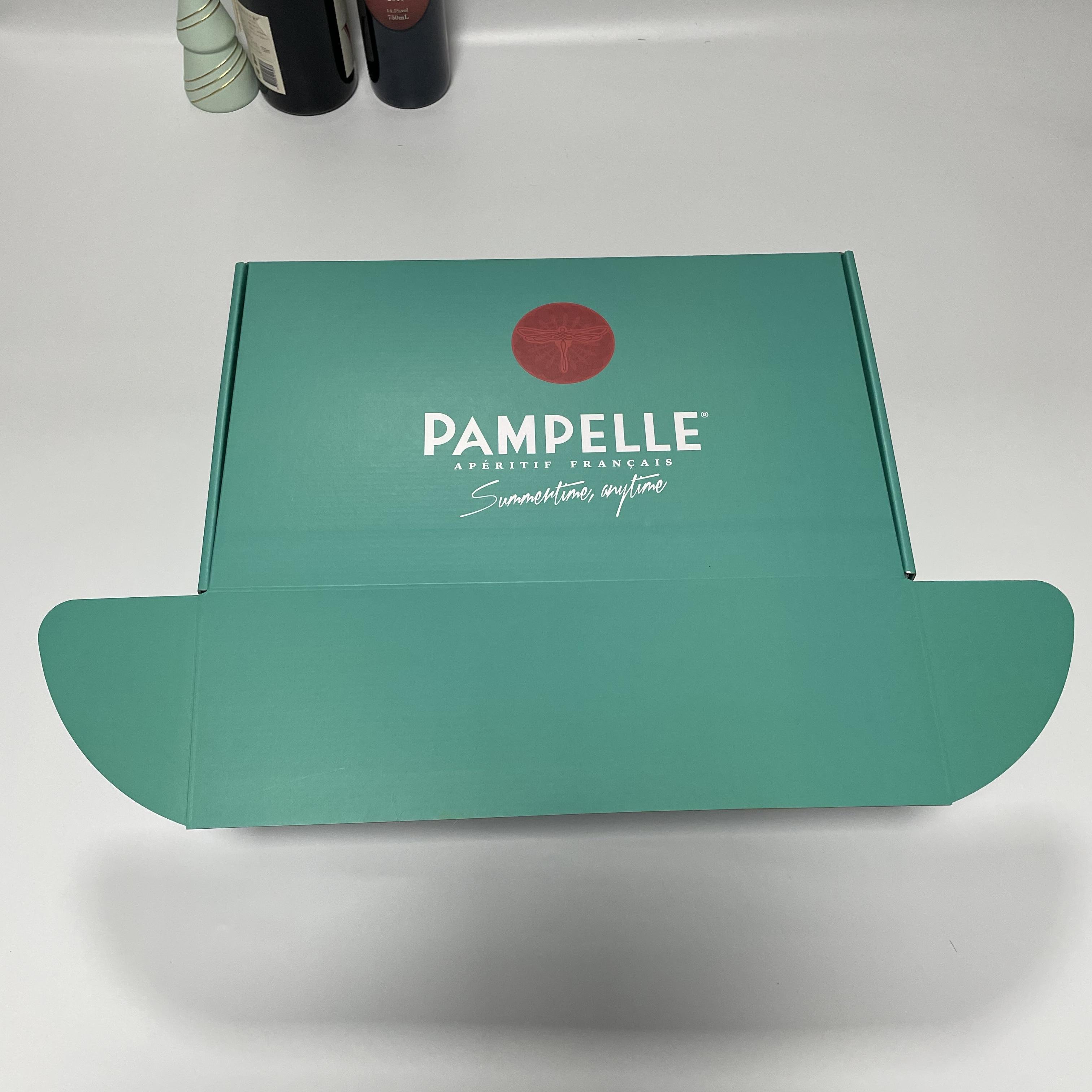 corrugated paperboard gift mailing packing small biodegradable shipping box self seal