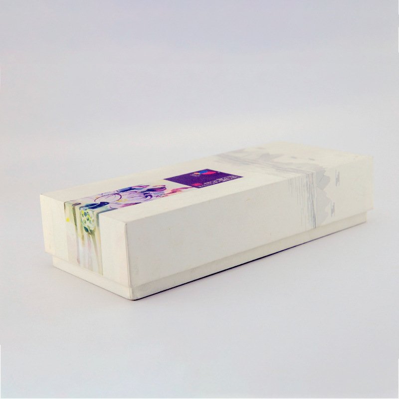 portable holiday Exquisite silk scarf wrapping color printing handkerchief towel gift ppaer box