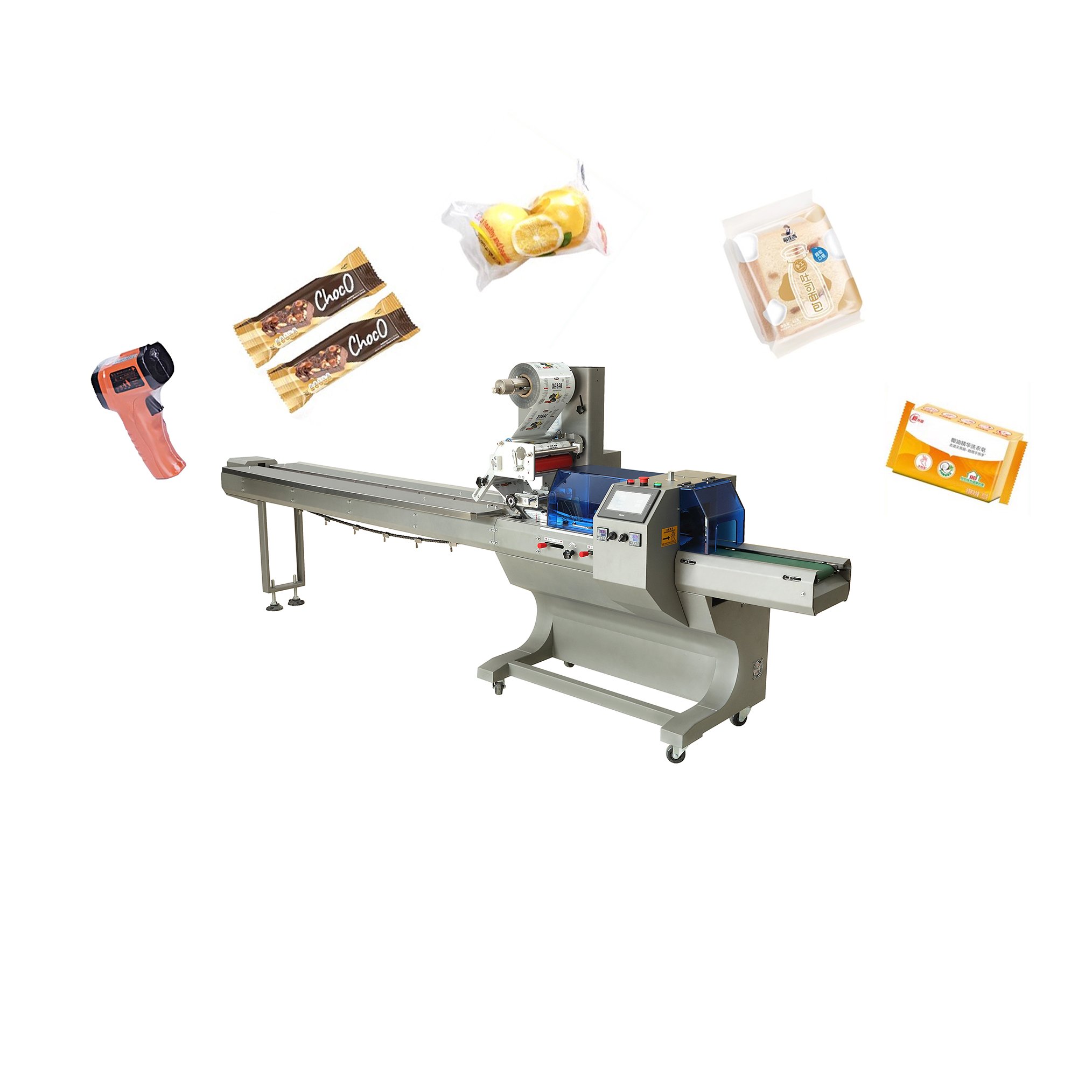 800g manual cupcake multi heads for vegetable surgical with uv handkerchief tissue paper packing machine