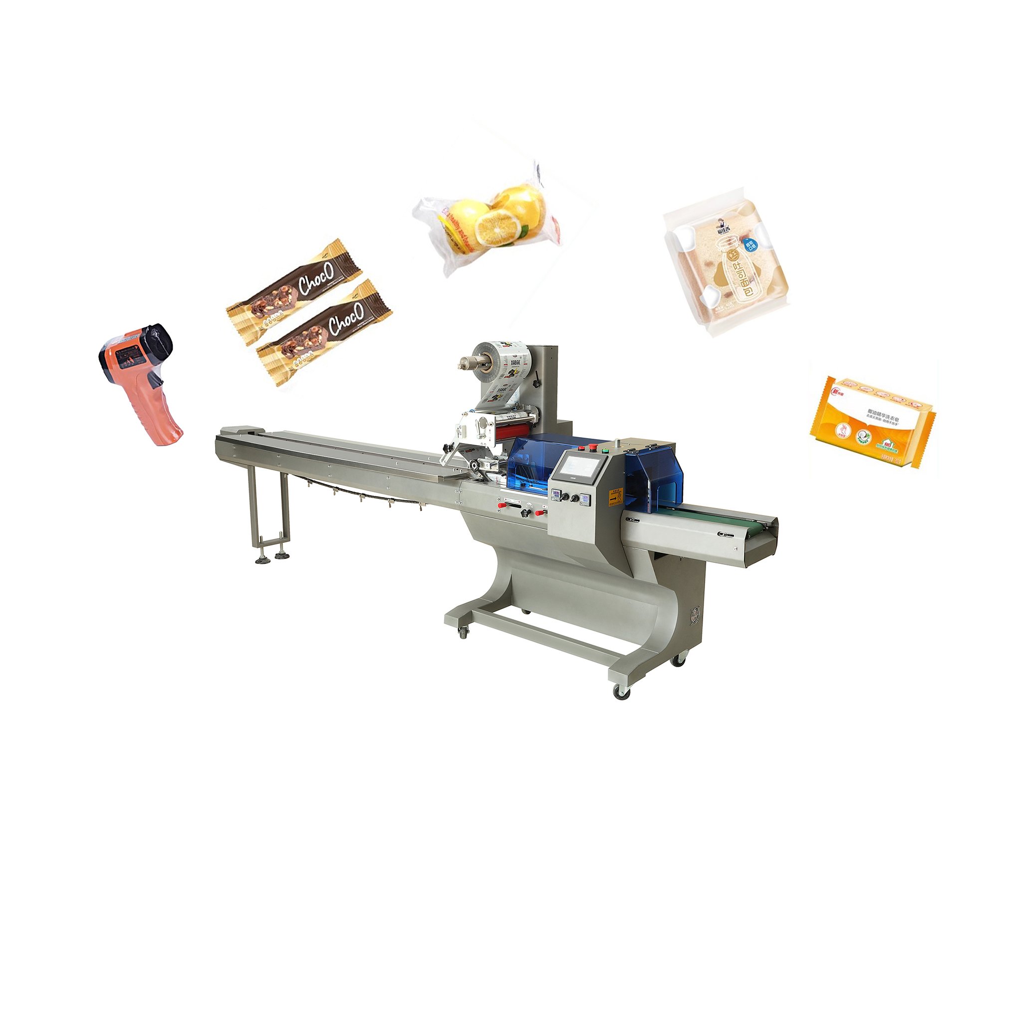 800g manual cupcake multi heads for vegetable surgical with uv handkerchief tissue paper packing machine