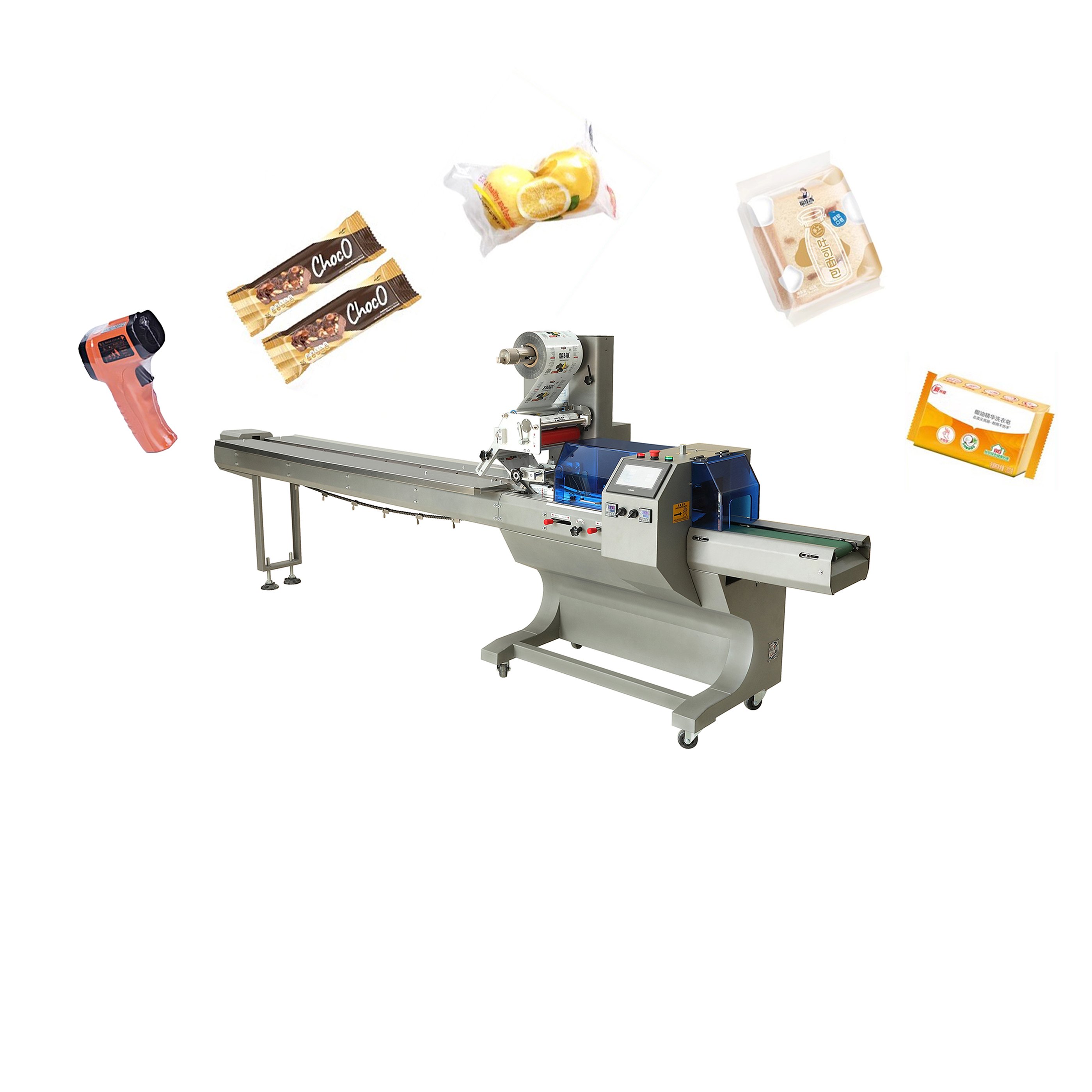 800g manual cupcake multi heads for vegetable surgical with uv handkerchief tissue paper packing machine
